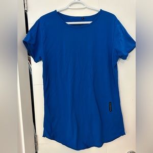 Mens Alphalete Shirt Royal Blue